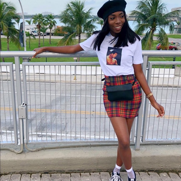 Dresses & Skirts - Plaid mini skirt